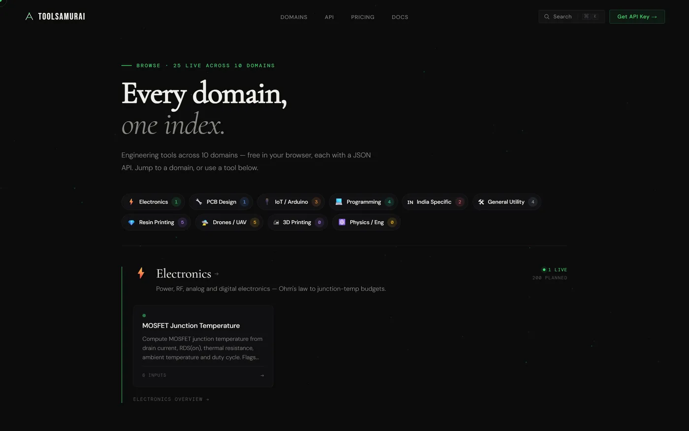 Tool browser