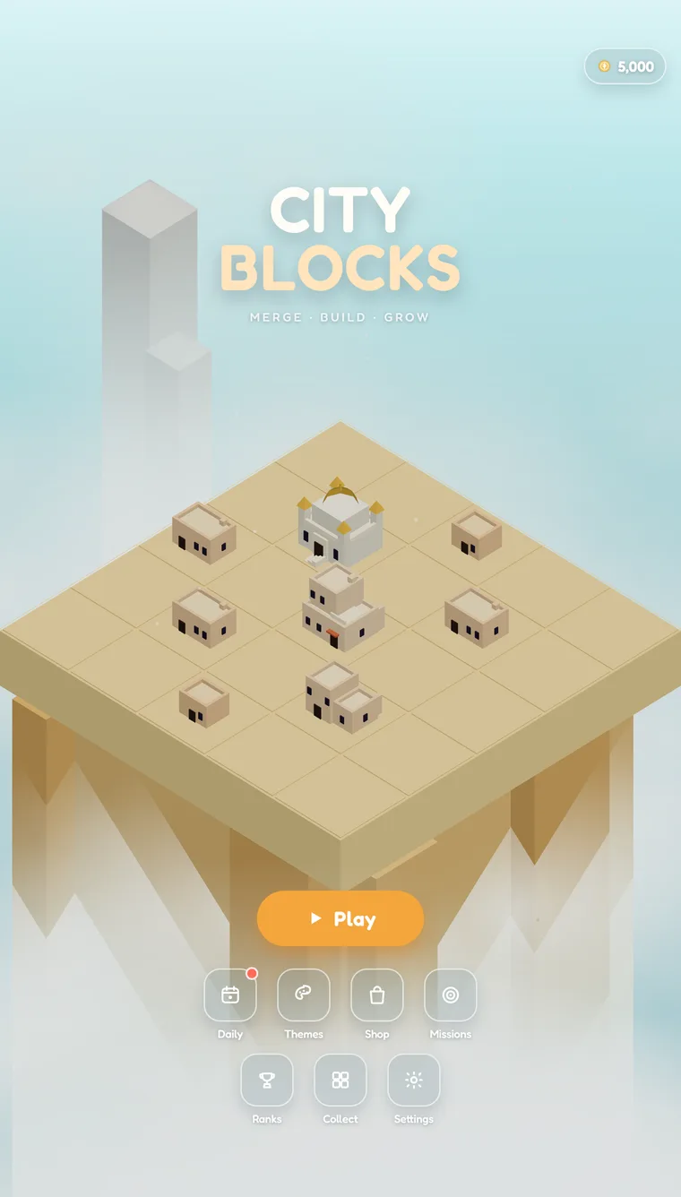 City Blocks island — Desert Sands