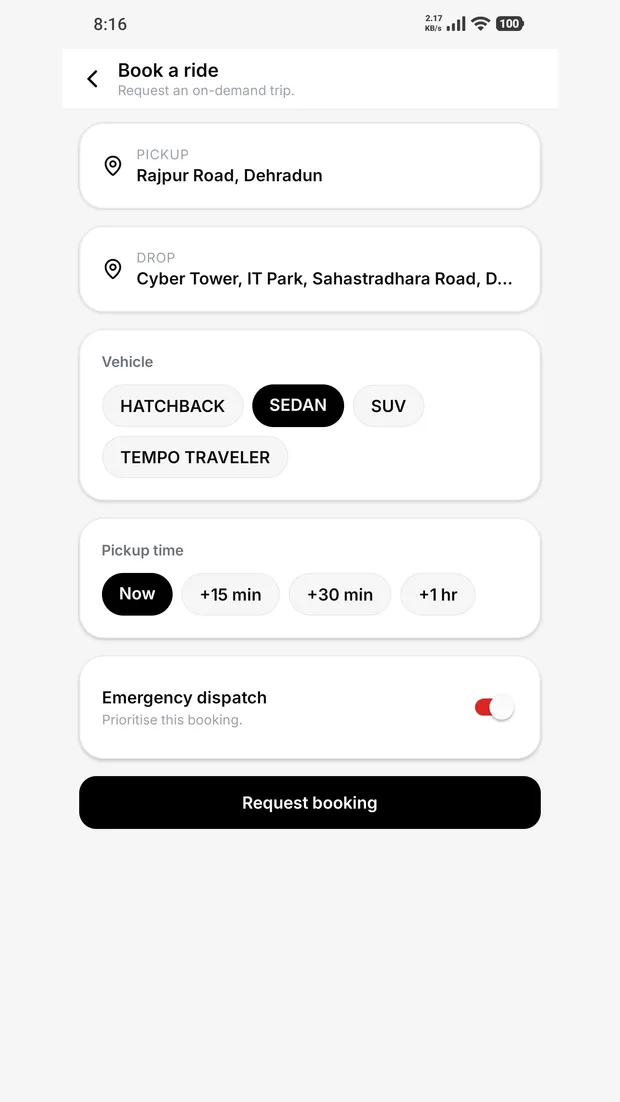 Employee live tracking